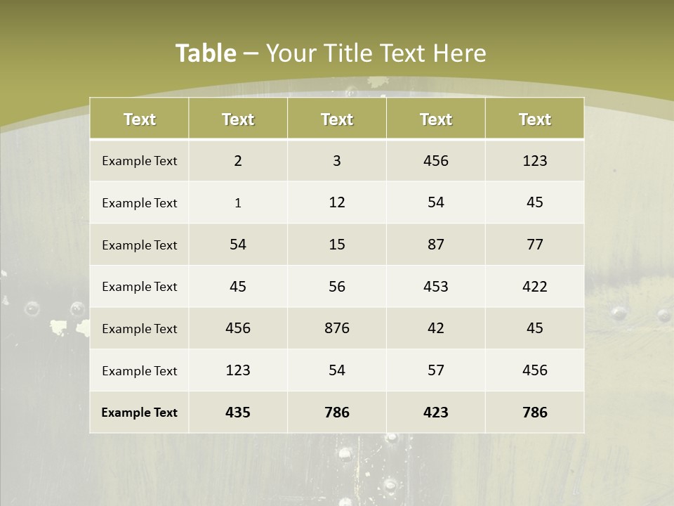 Screws Flight Oxidation PowerPoint Template