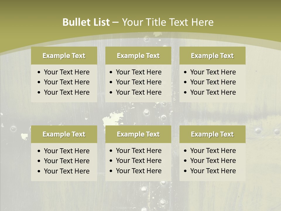 Screws Flight Oxidation PowerPoint Template