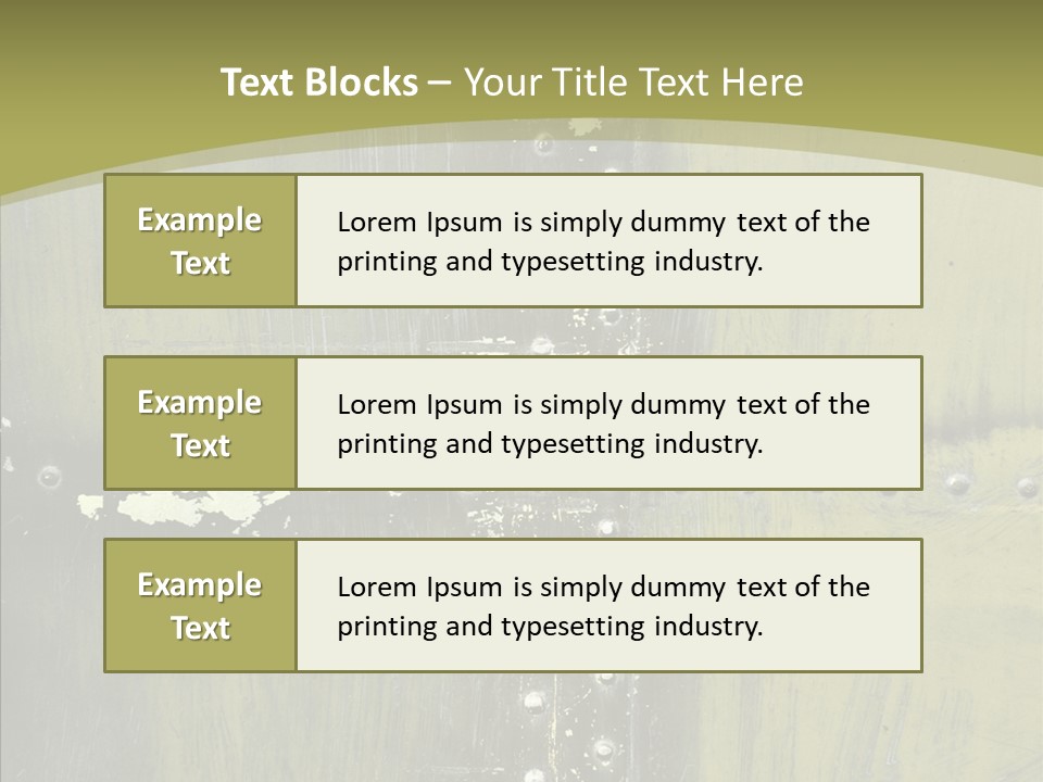Screws Flight Oxidation PowerPoint Template