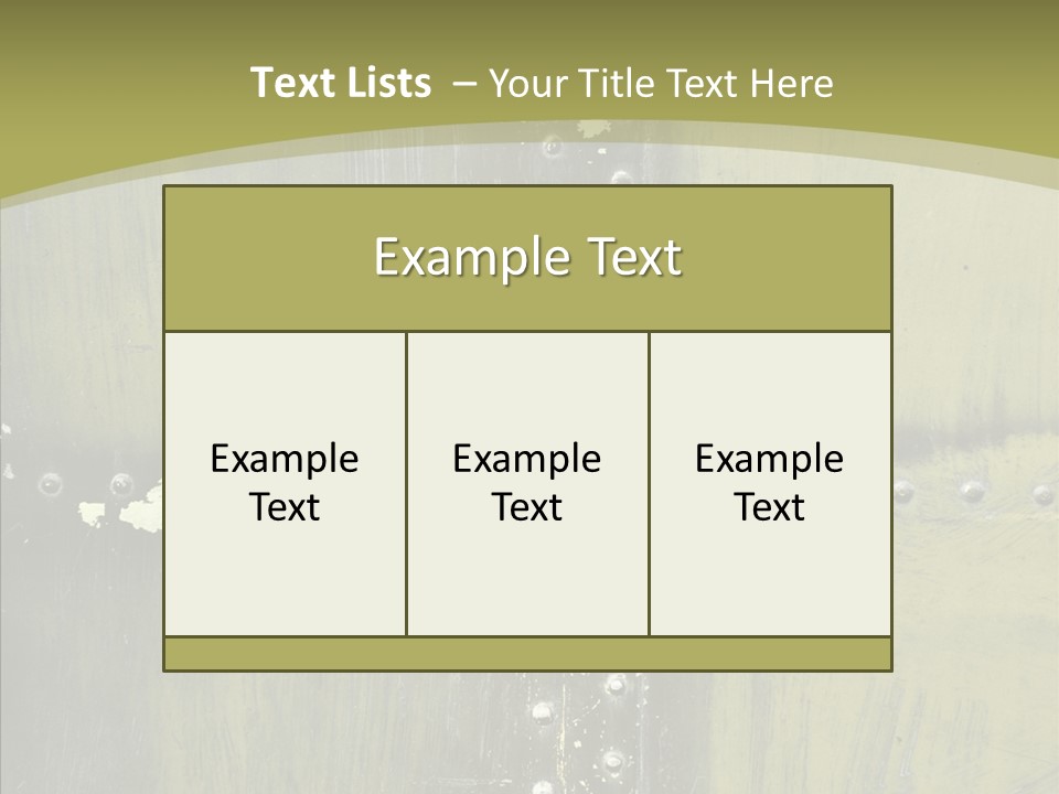 Screws Flight Oxidation PowerPoint Template