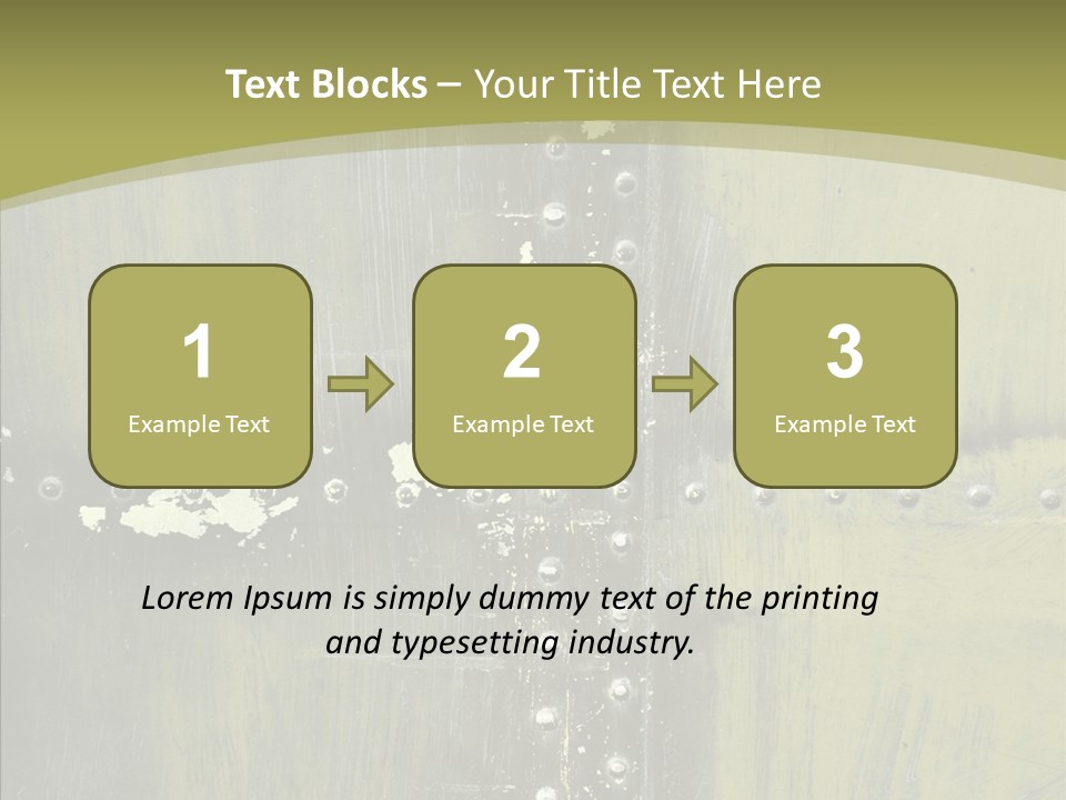 Screws Flight Oxidation PowerPoint Template