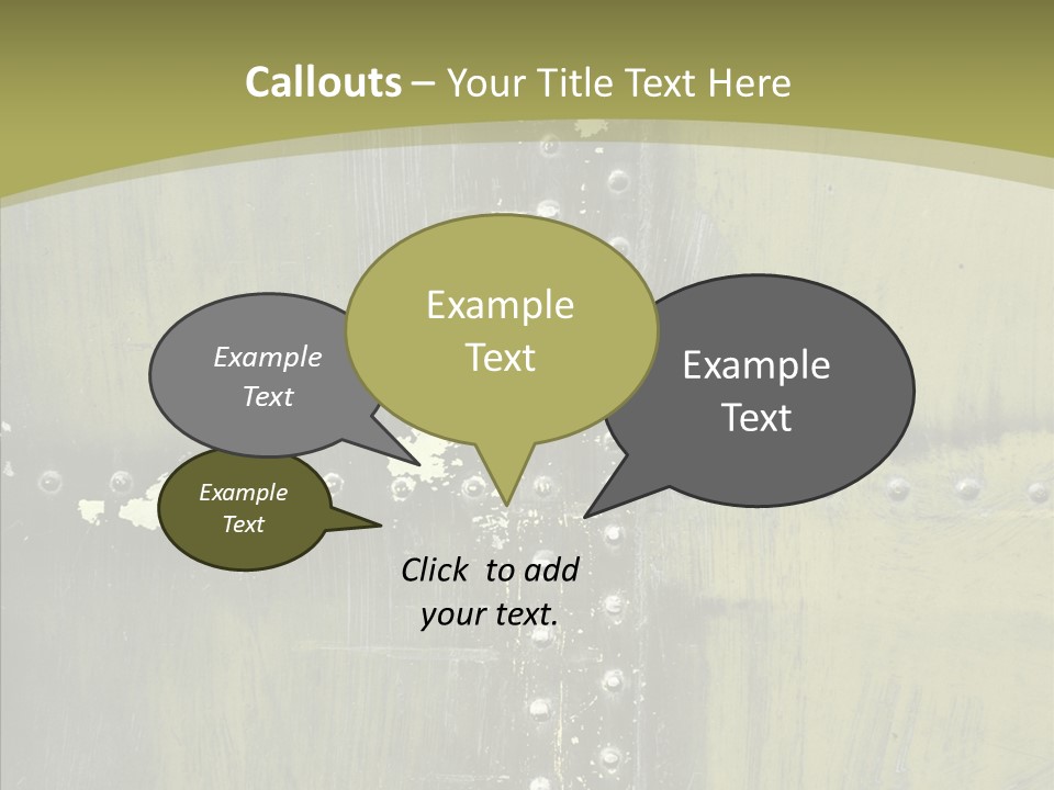 Screws Flight Oxidation PowerPoint Template