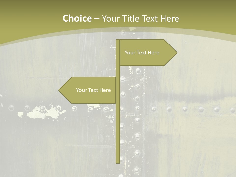 Screws Flight Oxidation PowerPoint Template