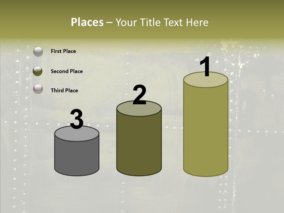 Plate Gray Plane PowerPoint Template