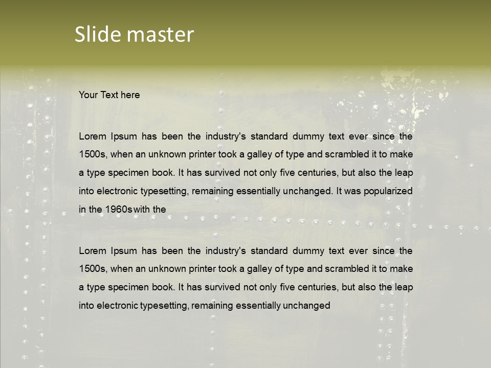 Plate Gray Plane PowerPoint Template