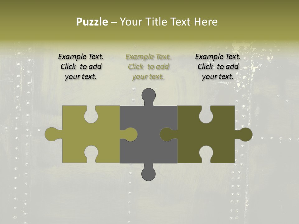 Plate Gray Plane PowerPoint Template