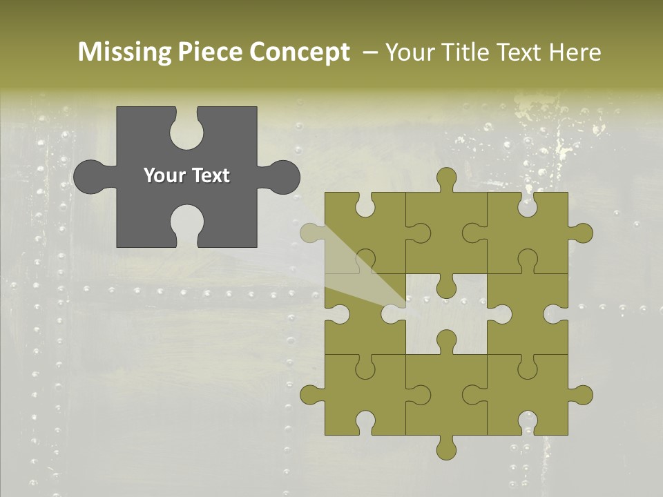 Plate Gray Plane PowerPoint Template