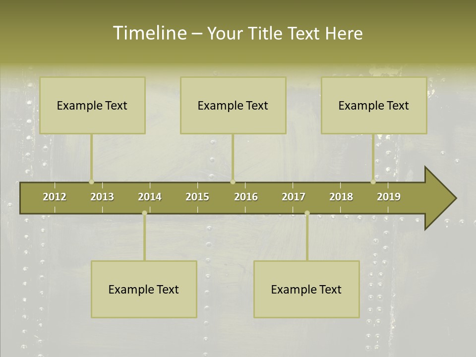 Plate Gray Plane PowerPoint Template