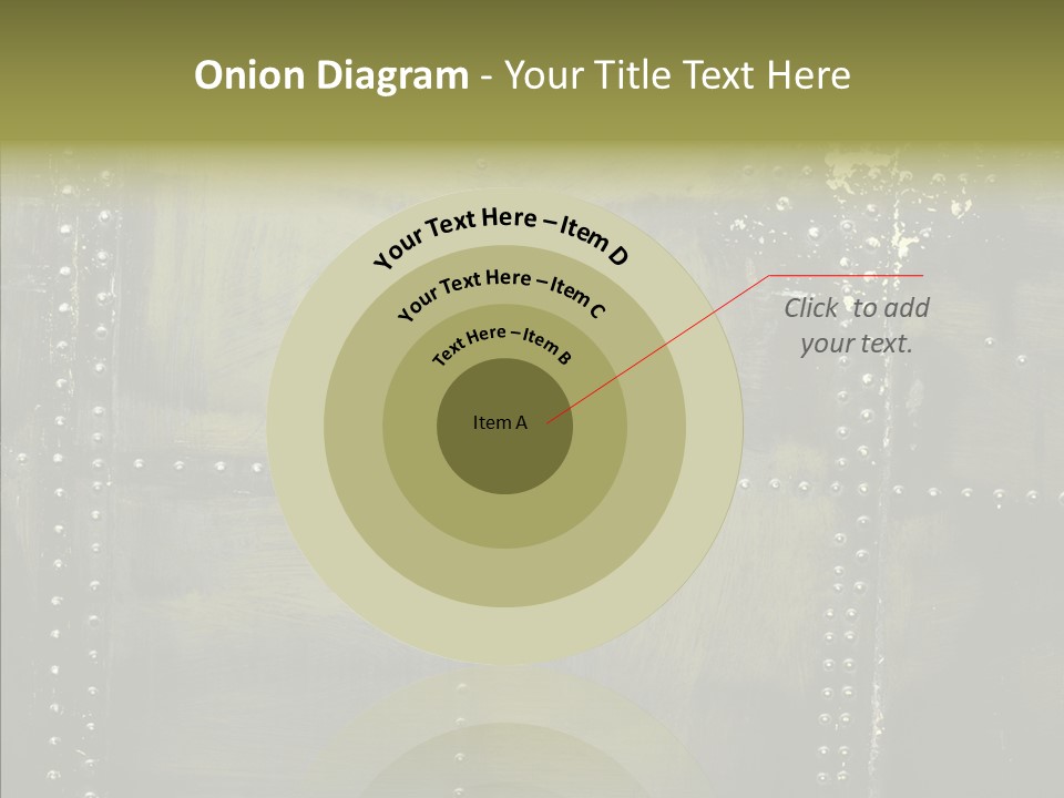 Plate Gray Plane PowerPoint Template