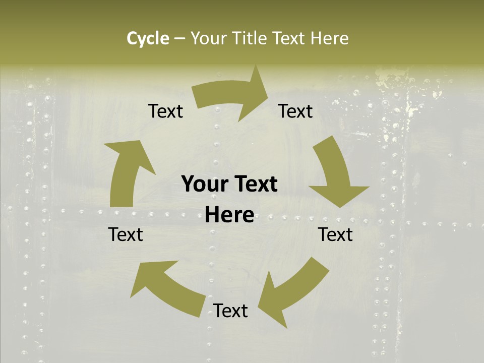 Plate Gray Plane PowerPoint Template