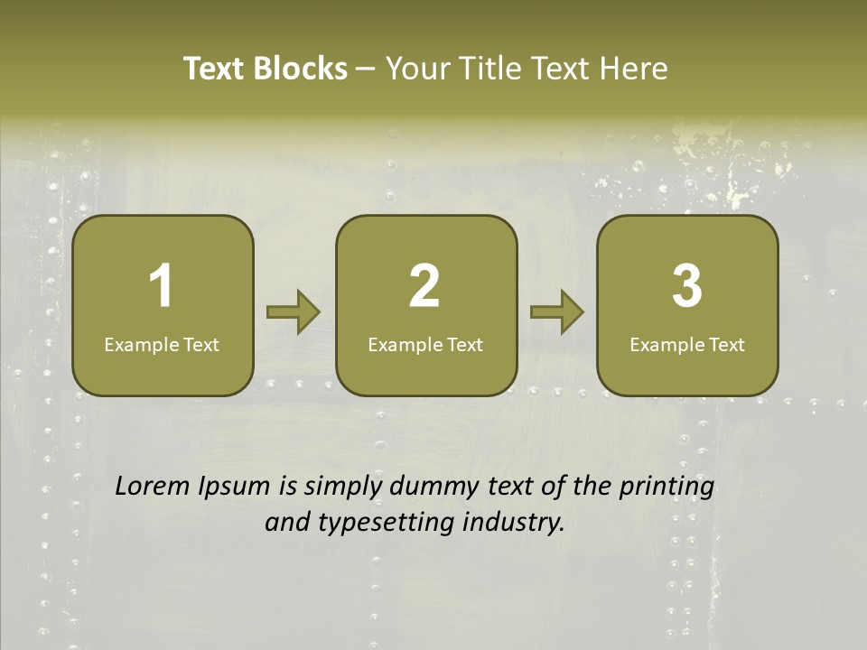 Plate Gray Plane PowerPoint Template