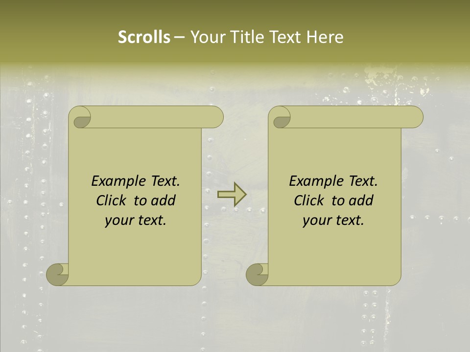 Plate Gray Plane PowerPoint Template