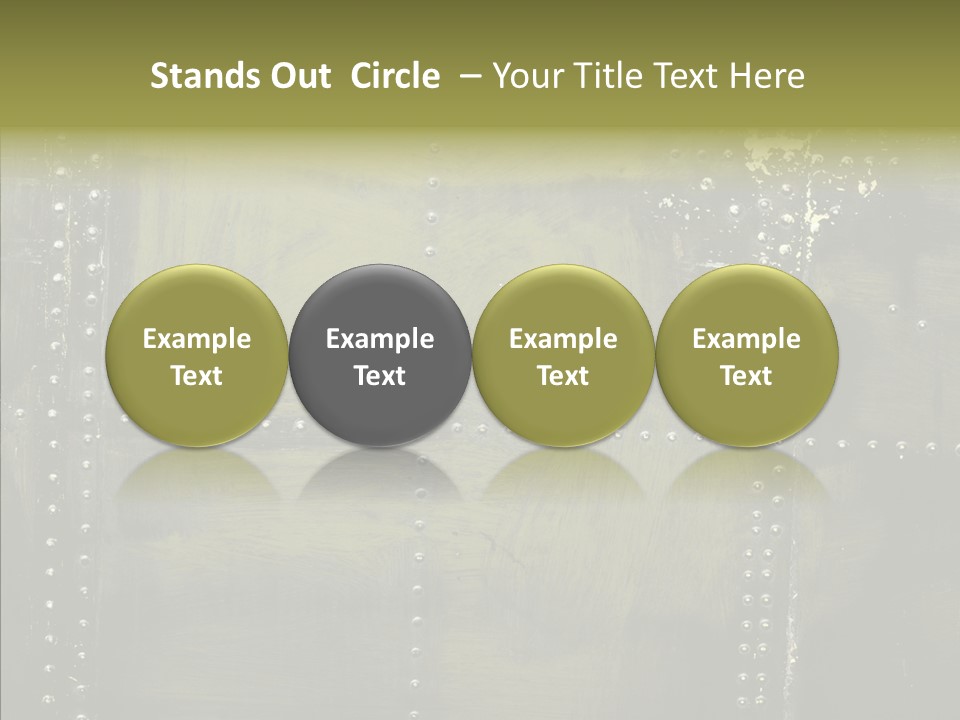 Plate Gray Plane PowerPoint Template