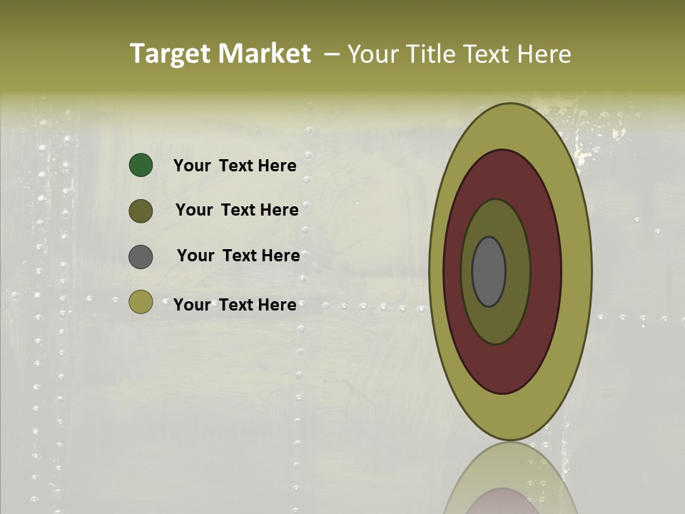 Plate Gray Plane PowerPoint Template