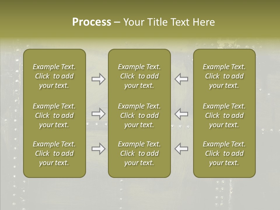 Plate Gray Plane PowerPoint Template
