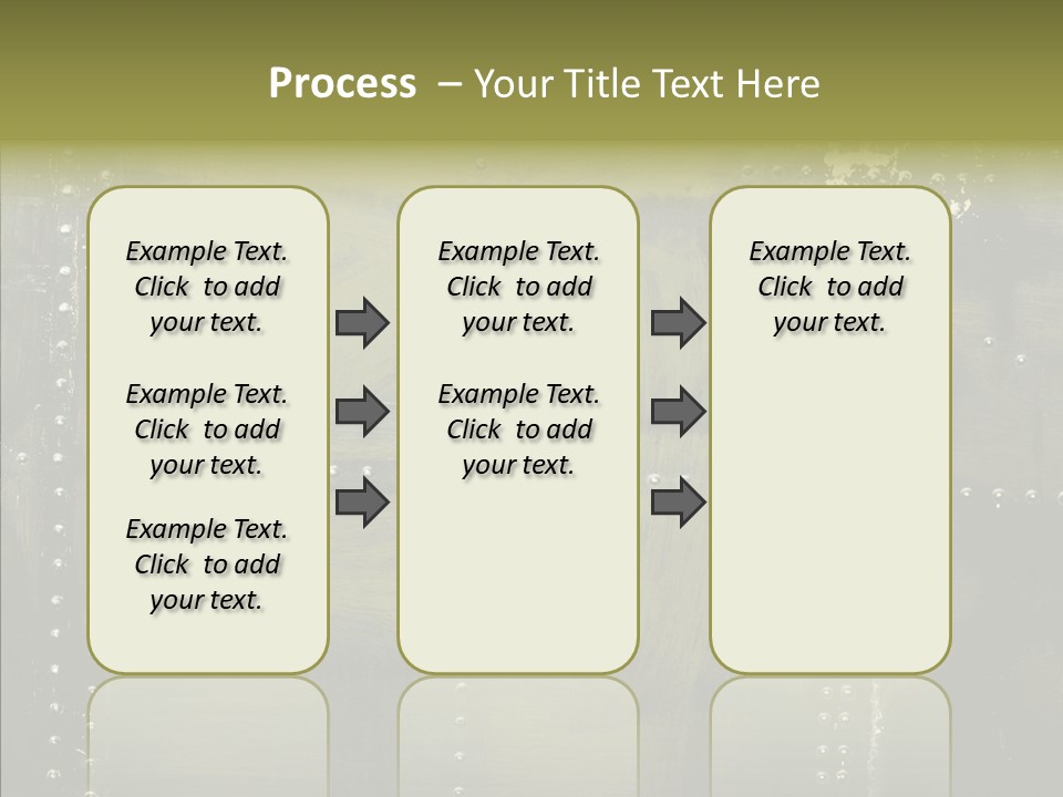 Plate Gray Plane PowerPoint Template