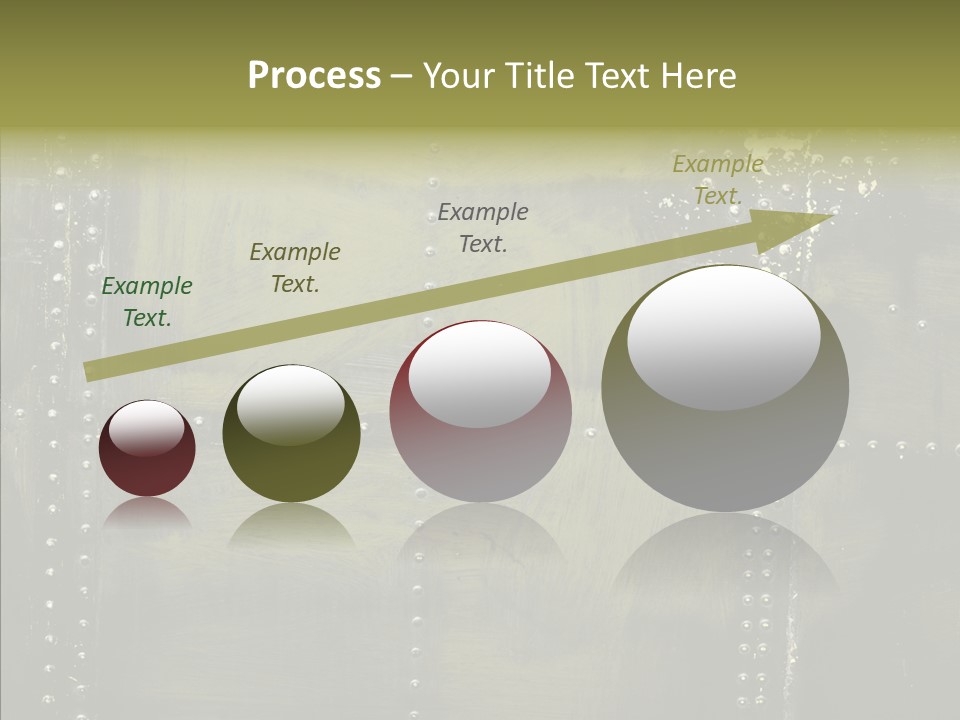 Plate Gray Plane PowerPoint Template
