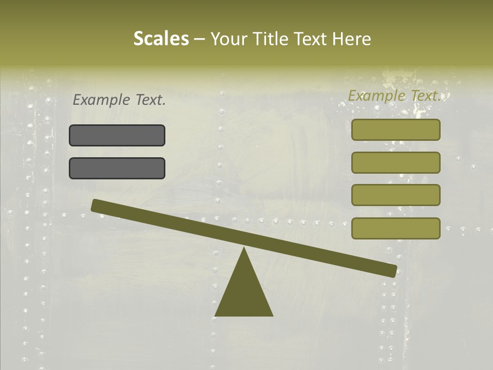 Plate Gray Plane PowerPoint Template