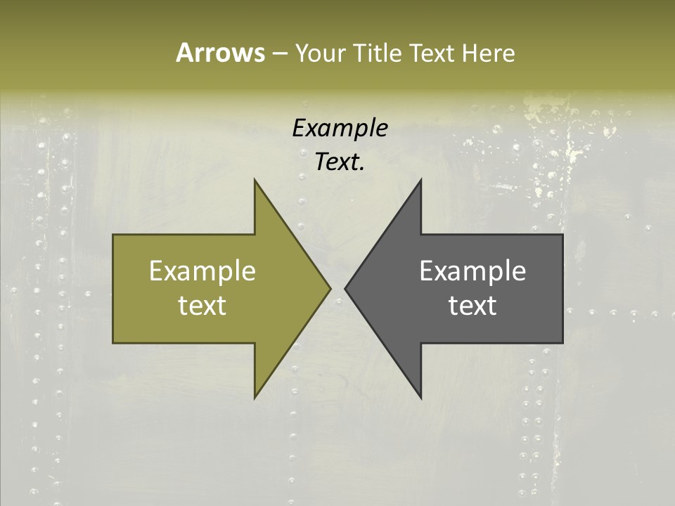 Plate Gray Plane PowerPoint Template