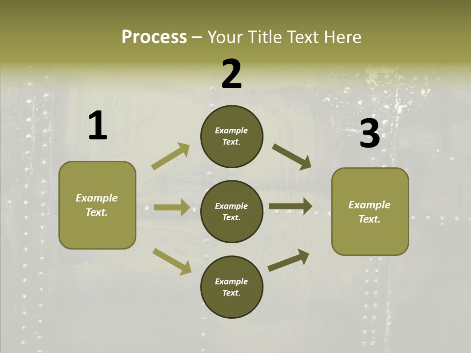 Plate Gray Plane PowerPoint Template