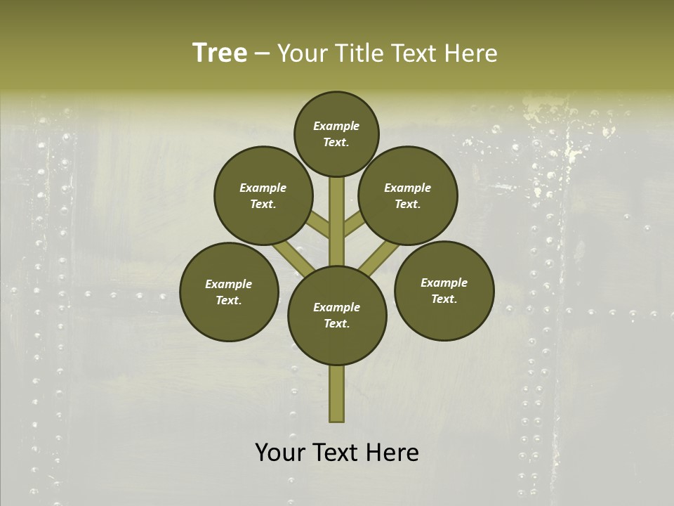 Plate Gray Plane PowerPoint Template