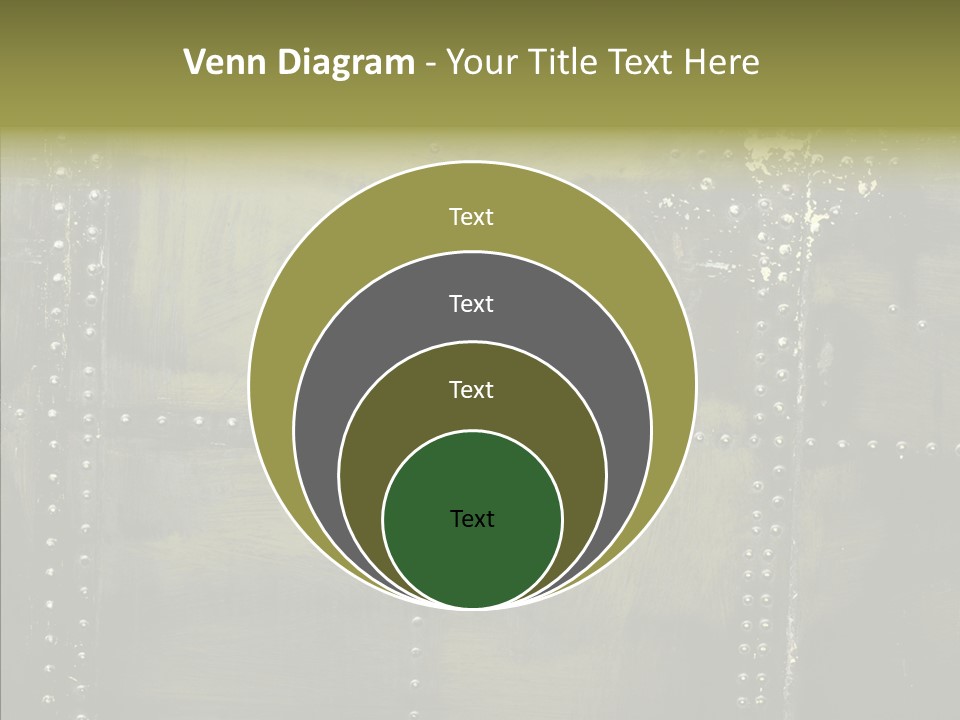 Plate Gray Plane PowerPoint Template