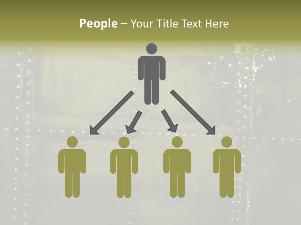 Plate Gray Plane PowerPoint Template