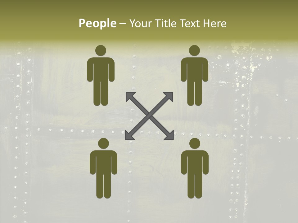 Plate Gray Plane PowerPoint Template