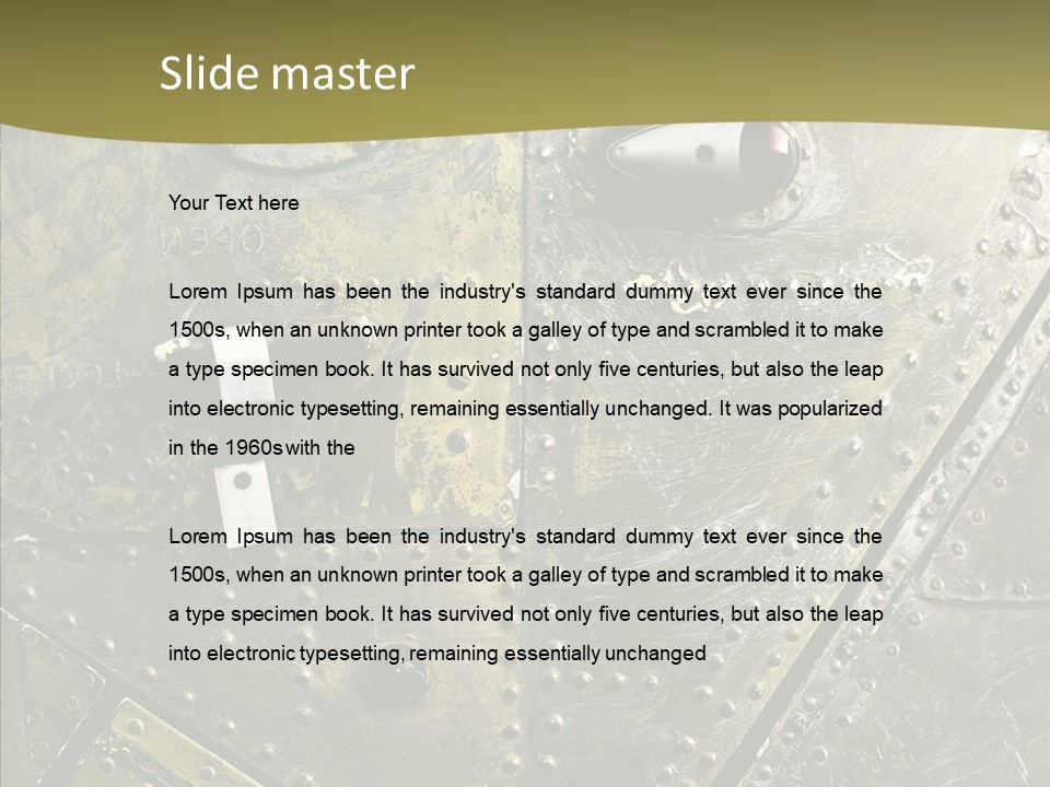 Dirty Embossed Pattern PowerPoint Template