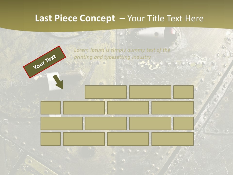 Dirty Embossed Pattern PowerPoint Template