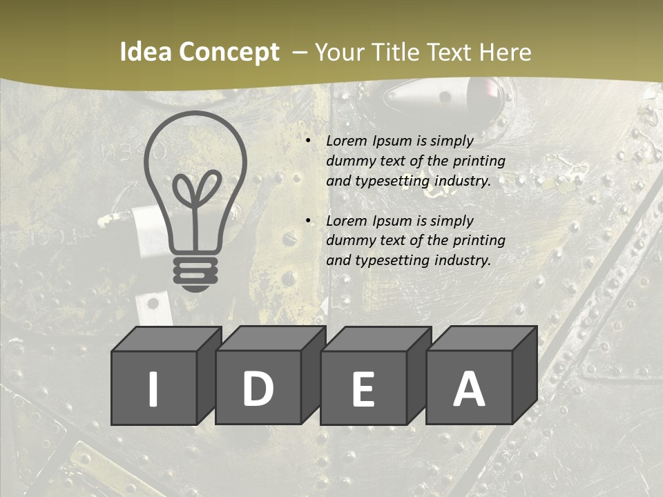 Dirty Embossed Pattern PowerPoint Template