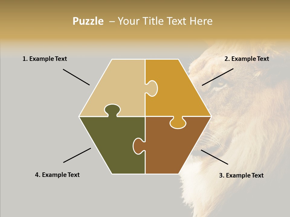 Brown Head Catch Pa PowerPoint Template