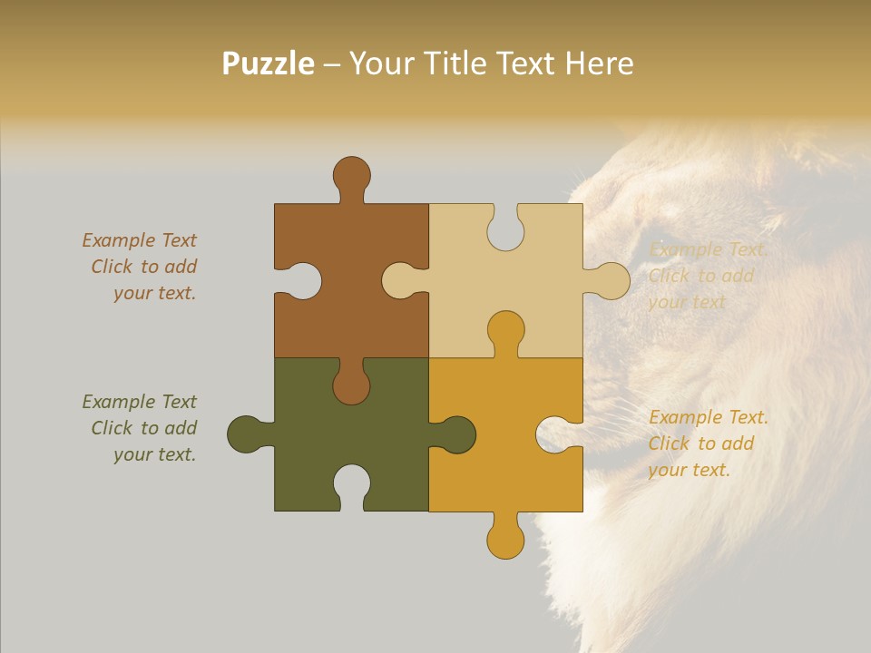 Brown Head Catch Pa PowerPoint Template