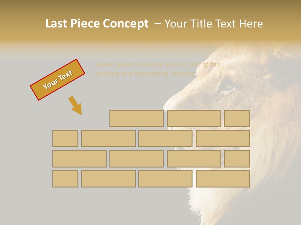 Brown Head Catch Pa PowerPoint Template