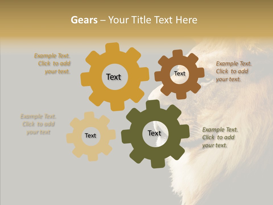 Brown Head Catch Pa PowerPoint Template