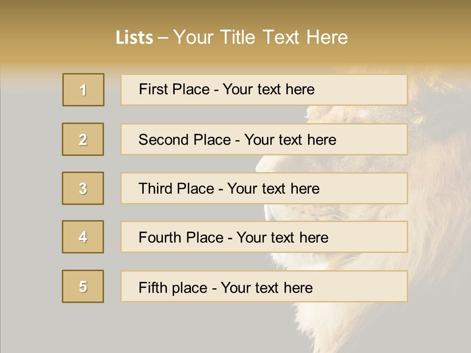 Brown Head Catch Pa PowerPoint Template