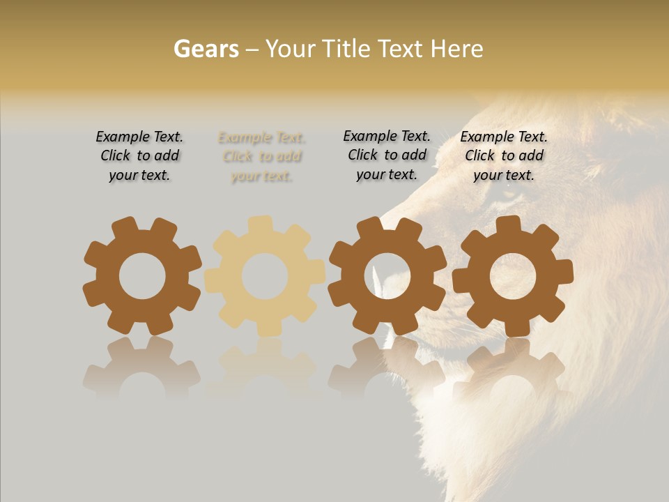 Brown Head Catch Pa PowerPoint Template