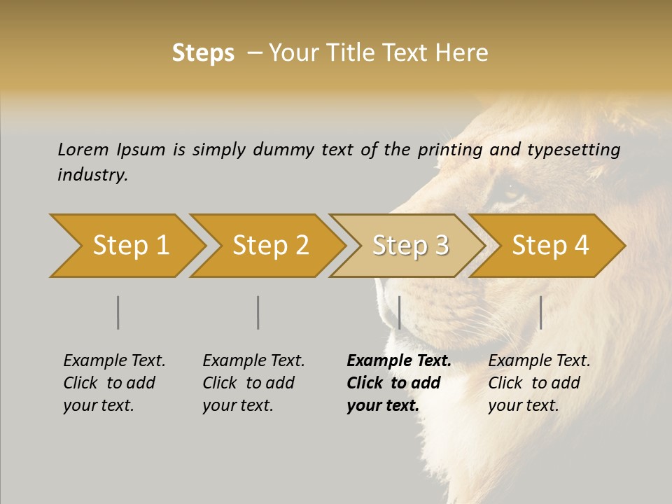 Brown Head Catch Pa PowerPoint Template