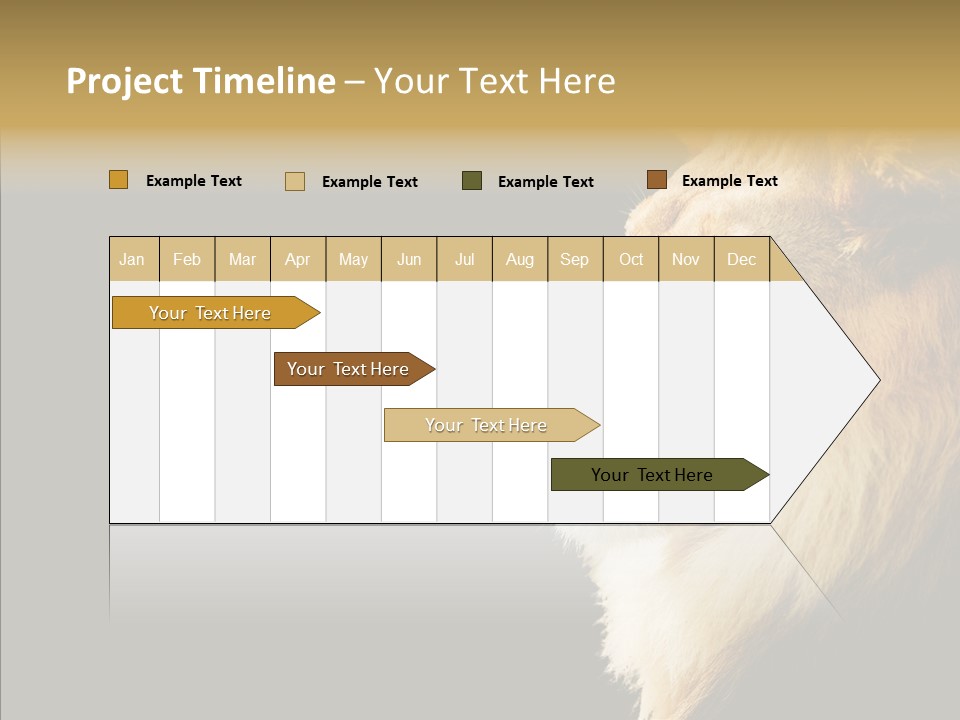 Brown Head Catch Pa PowerPoint Template