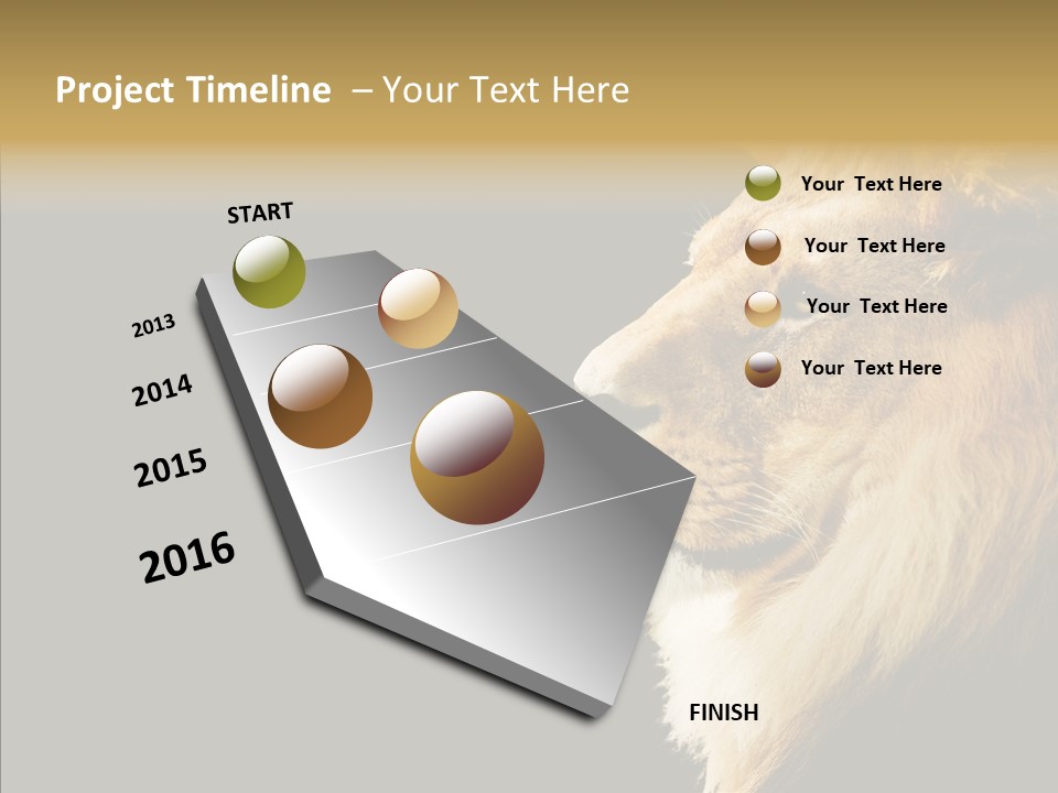 Brown Head Catch Pa PowerPoint Template