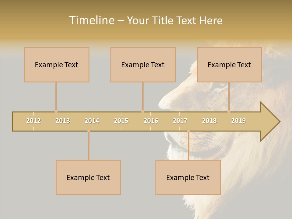 Brown Head Catch Pa PowerPoint Template