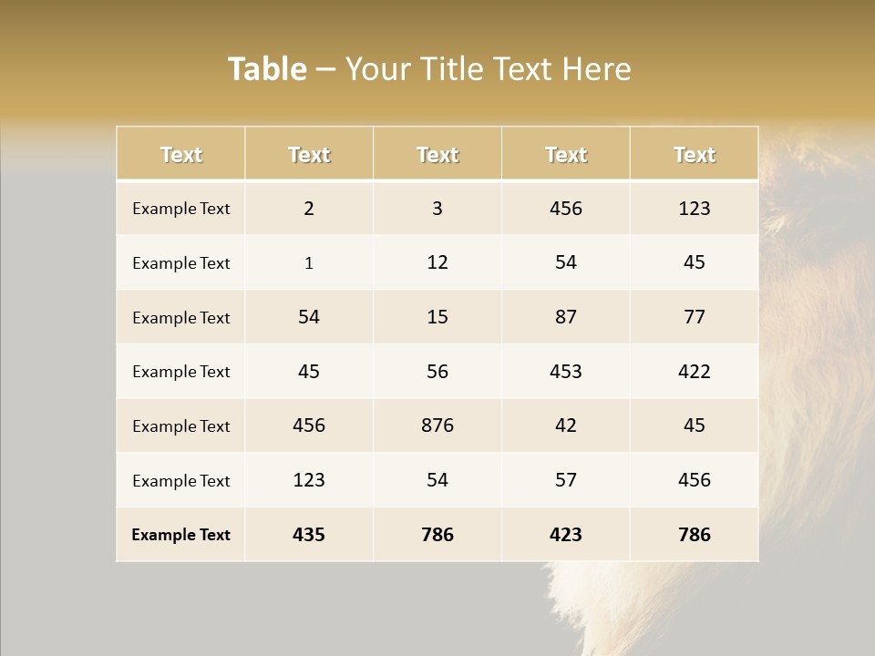 Brown Head Catch Pa PowerPoint Template