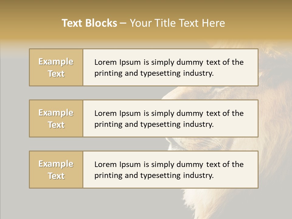 Brown Head Catch Pa PowerPoint Template