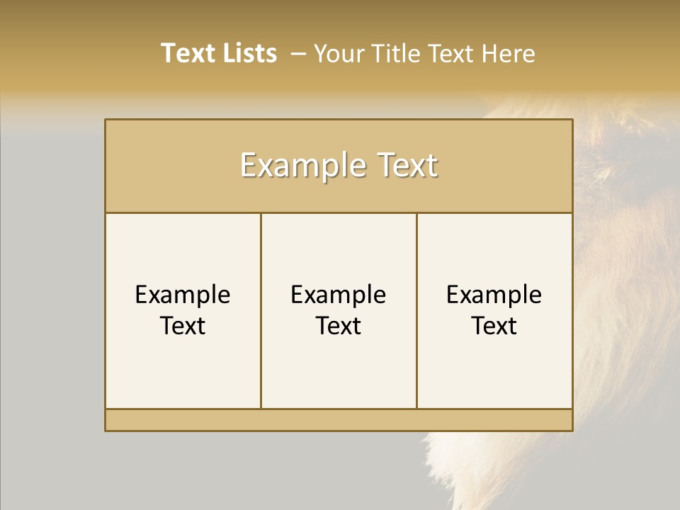 Brown Head Catch Pa PowerPoint Template