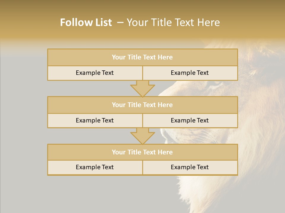 Brown Head Catch Pa PowerPoint Template