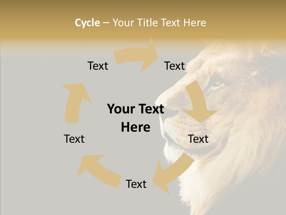 Brown Head Catch Pa PowerPoint Template