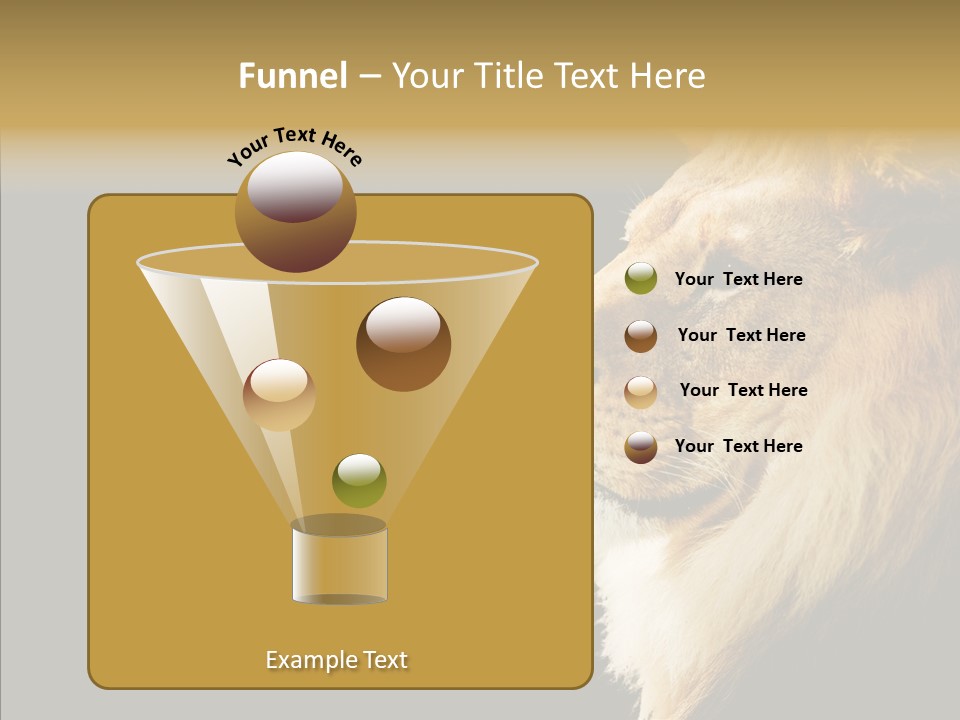 Brown Head Catch Pa PowerPoint Template