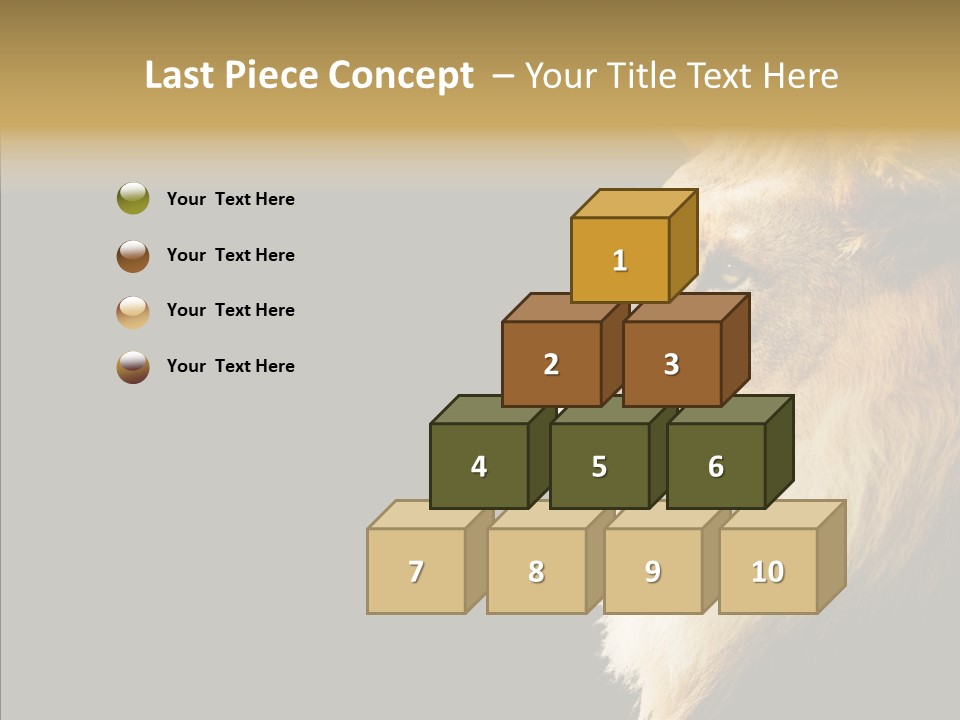 Brown Head Catch Pa PowerPoint Template