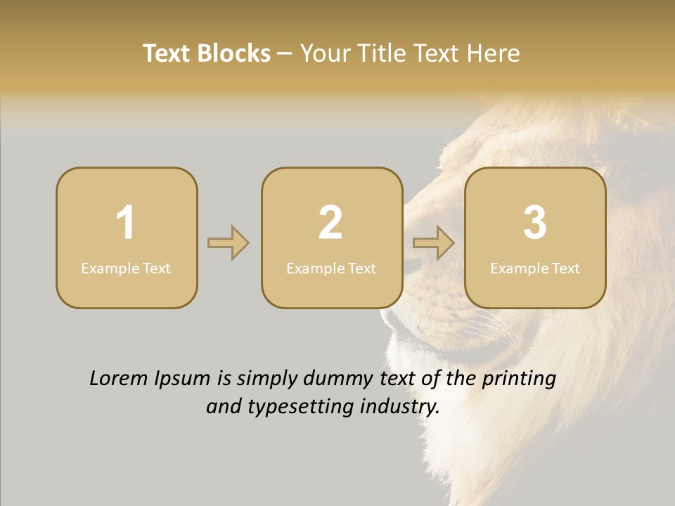 Brown Head Catch Pa PowerPoint Template