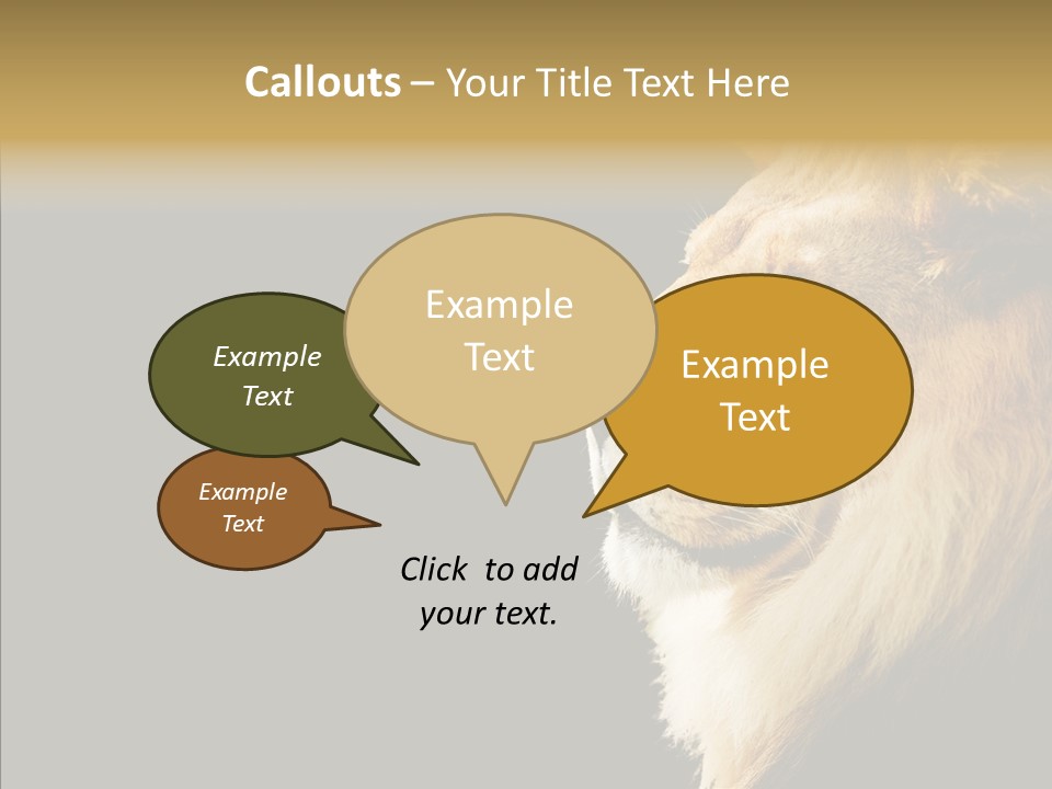 Brown Head Catch Pa PowerPoint Template